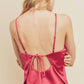 Dress Forum - Sleeveless Satin Mini Dress