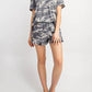 143 Story - Camouflage Short Sleeve Top
