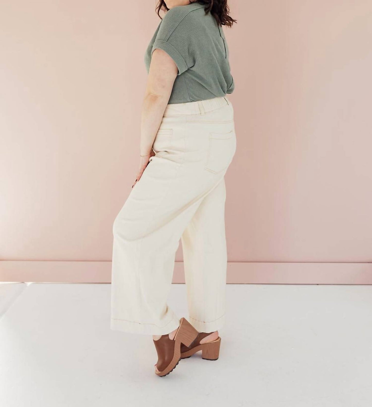 Skies Are Blue - Branbury Wide Leg Shores Jeans