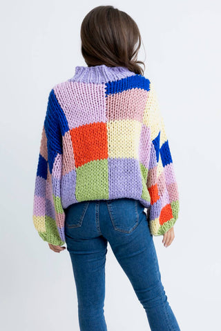 Karlie - Piper Crochet Colorblock Sweater