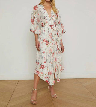 L'Agence - Miki Handkerchief Hem Dress