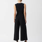 Joseph Ribkoff - Faux Wrap V-neck Sleeveless Jumpsuit