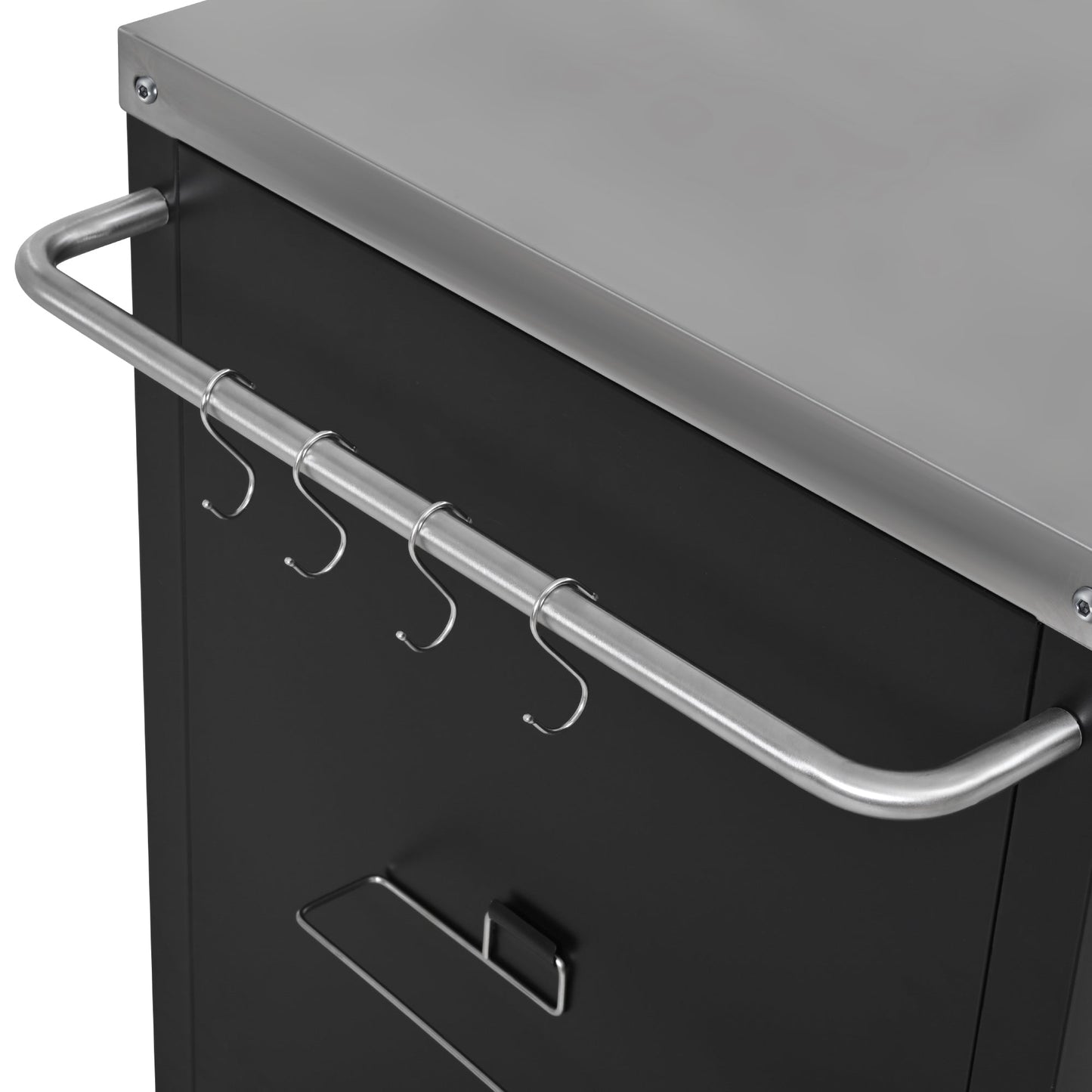 K&K 72.4' Large Grill Table for Big Green Egg