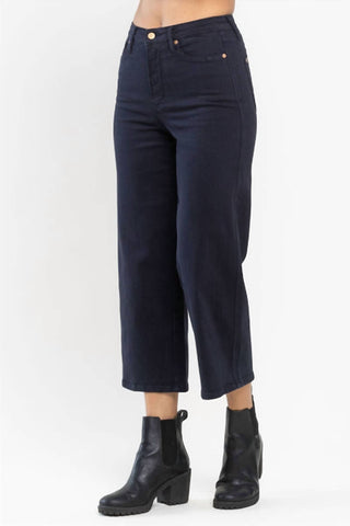 Judy Blue - Cropped Wide Leg Jean
