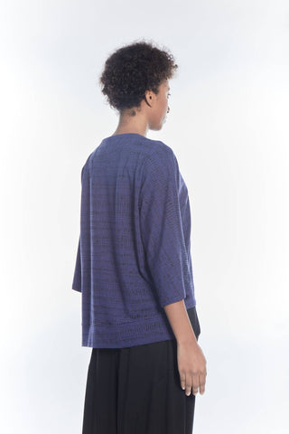 Matthildur - Ania Patterned Quarter Sleeve Top