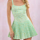 Peach Love - Gingham Lemon Sporty Romper