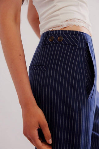 Free People - Acadia Trousers Pants With Belt Loops