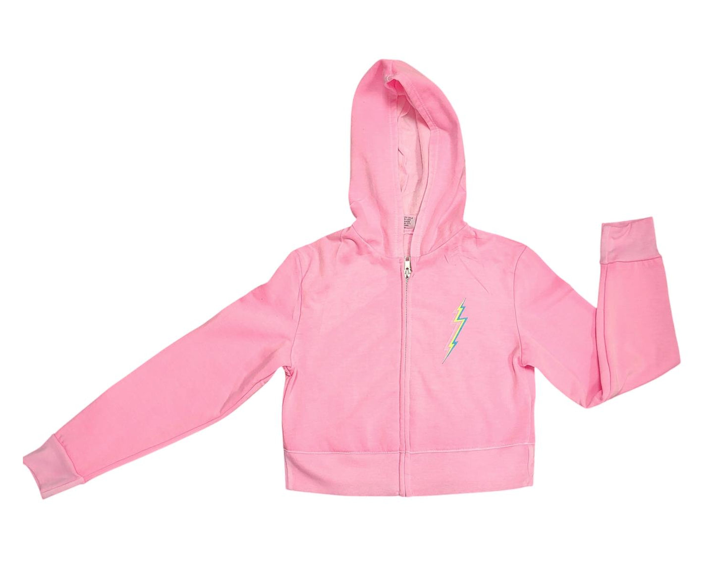 Firehouse - Girl's Lightning Cropped Hoodie