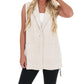 Allie Rose - Long Run Linen Jacket Vest