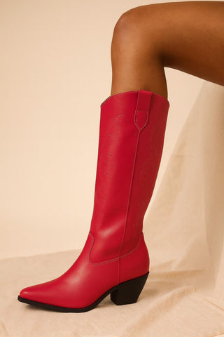 Old Cutler - Women's Bold Tall Pointed Toe Style Western Cowgirl Boots