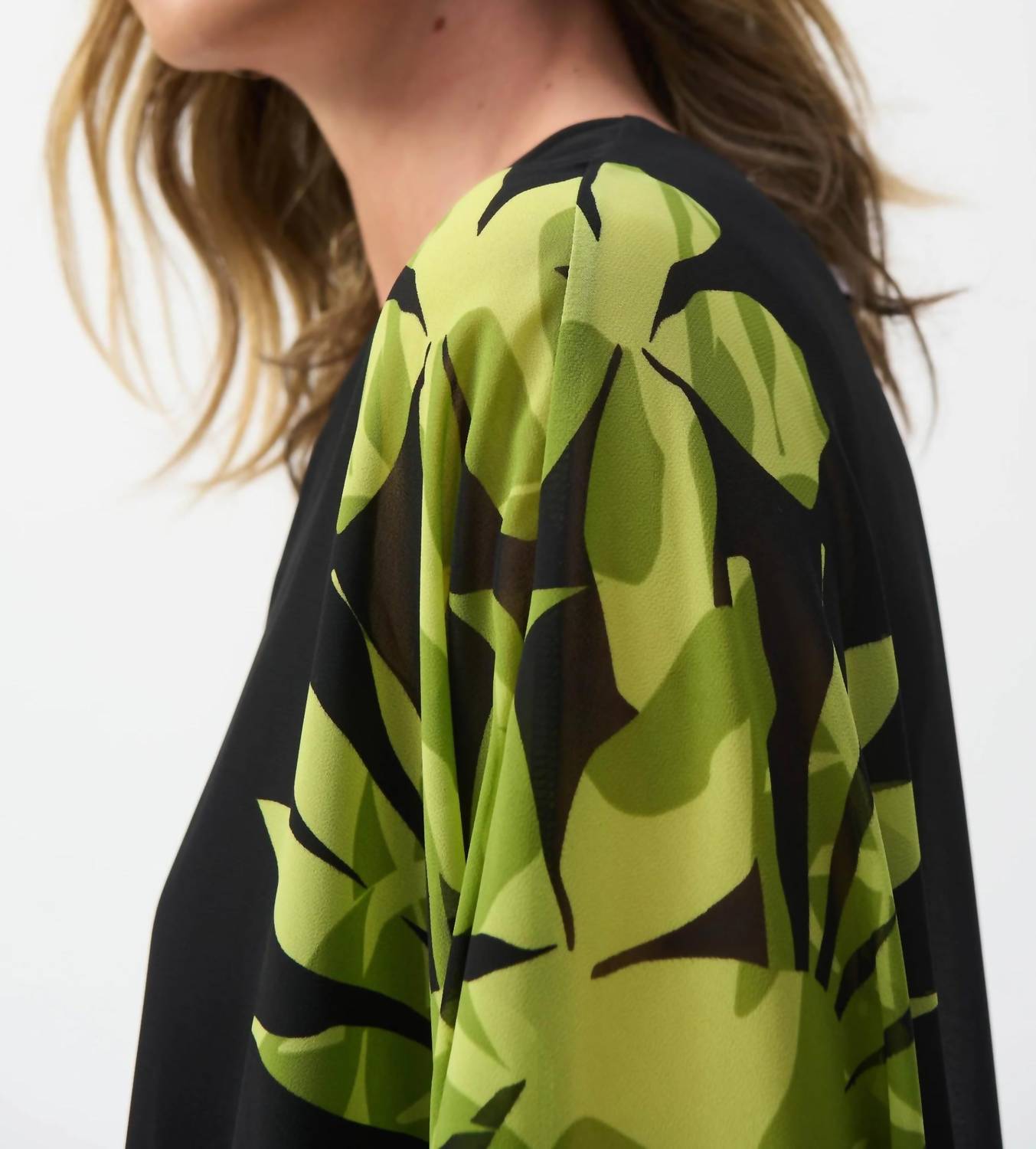 Joseph Ribkoff - Floral Chiffon Poncho Top