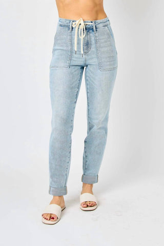 Judy Blue - High Waist Vintage Washed Joggers