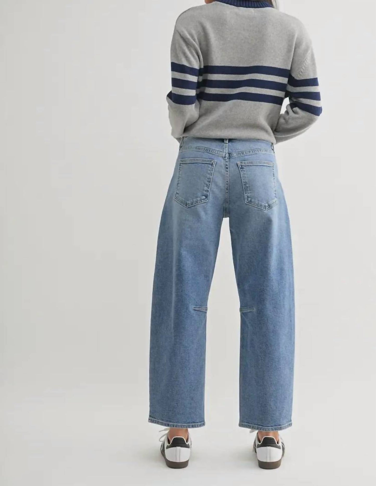 Just Black Denim - Ankle Barrel Jeans