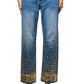 Blue B - Sequin Straight Leg Jeans