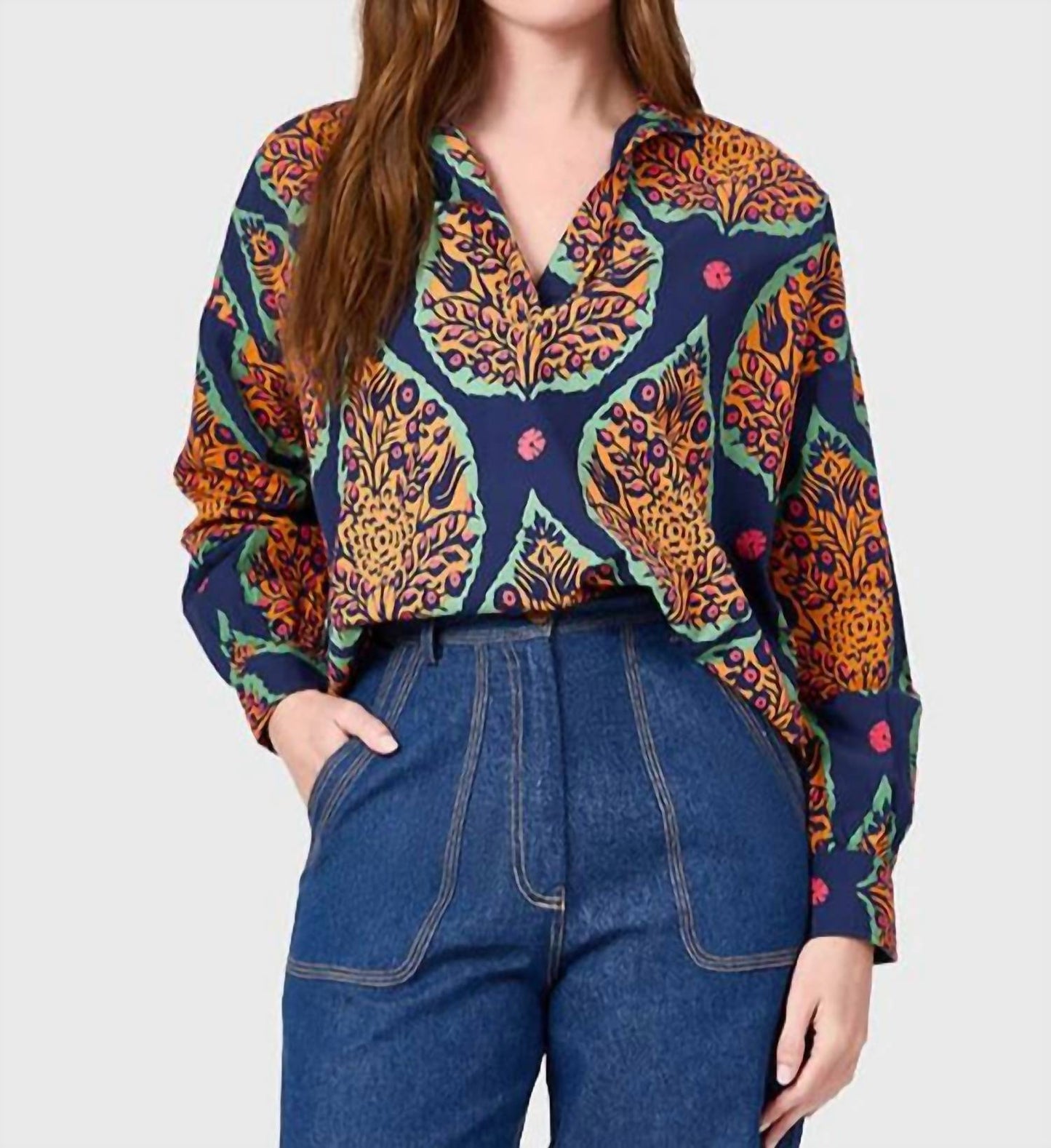 Livro - Jane V-neck Top