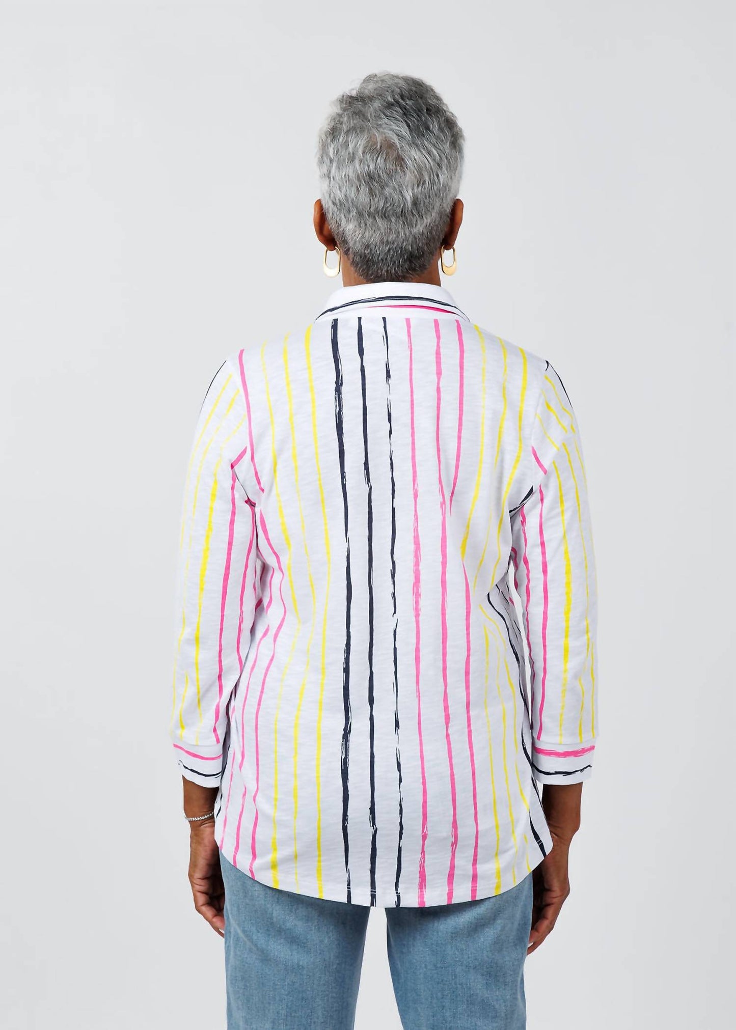E.L.I. - Cece 3/4 Sleeve Shirt Jacket