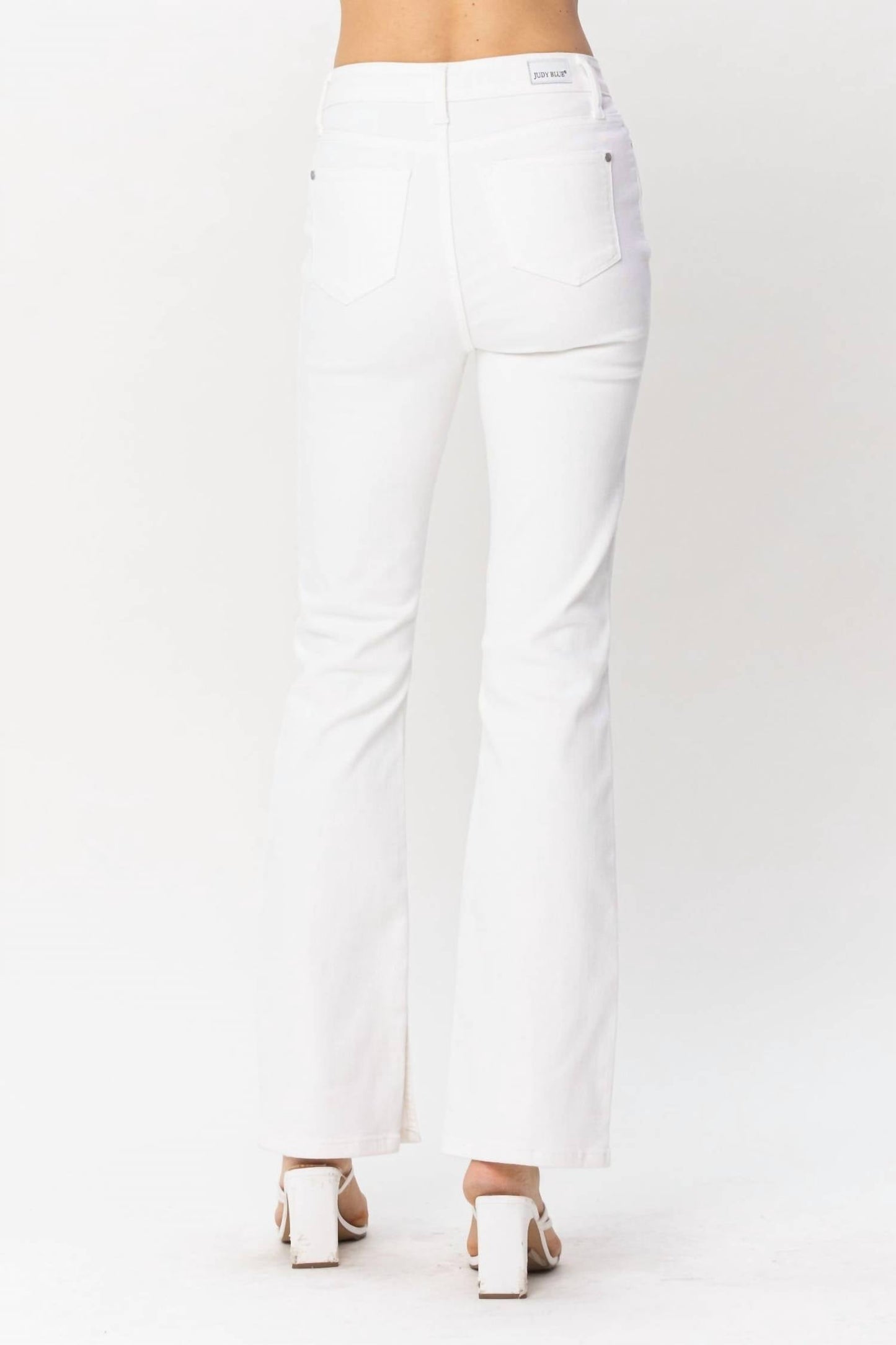 Judy Blue - Mid-Rise Denim Hem Slit Bootcut Jean