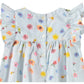 Molo - Girl's Cacao Small Flowers Dress
