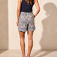 Tribal - Front-pleat Pull On Shorts