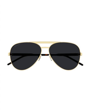 Gucci - Men's Square Aviator Metal Sunglass