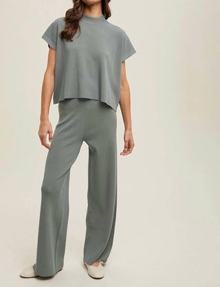 Wishlist - Ribbed Knit Boxy Set