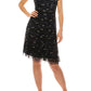 Aidan Mattox - Short Sleeve Sequined A-line Dress