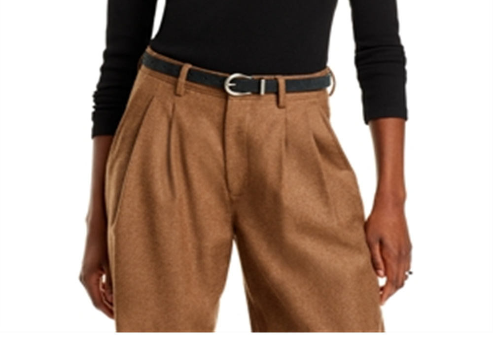 Donni Ribbed Jersey Turtleneck Top