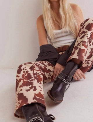 Free People - Risk Taker Printed Jeans