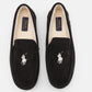Polo Ralph Lauren Men's Dezi Micro Suede Slippers Black Size 12