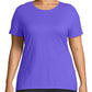 JMS by Hanes Women's Short Sleeve Tee Purple Size 3X