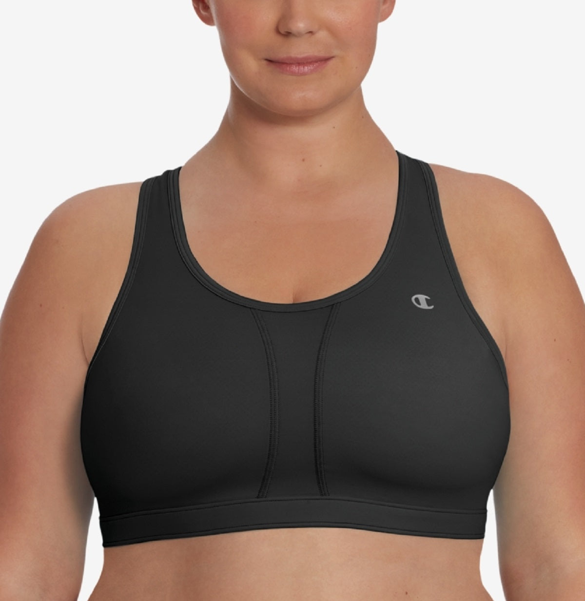 Champion Women's The Vented Plus Sports Bra Black Size 3X