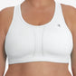 Champion Women's The Vented Plus Sports Bra White Size 1X