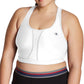 Champion Women's Vented Compression Plus Sports Bra White Size 4X