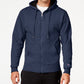 Champion Men's Powerblend Fleece Zip Hoodie Blue Size Small