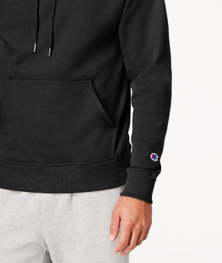 Champion Men's Powerblend Fleece Hoodie Black Size Large
