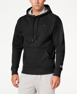 Champion Men's Powerblend Fleece Hoodie Black Size Large