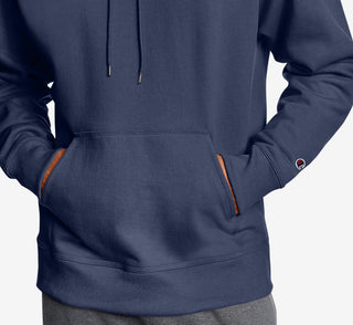 Champion Men's Powerblend Fleece Hoodie Blue Size Medium