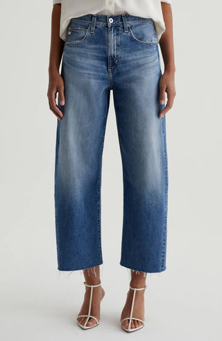 Ag Jeans - Hattie Crop High-rise Barrel Jeans