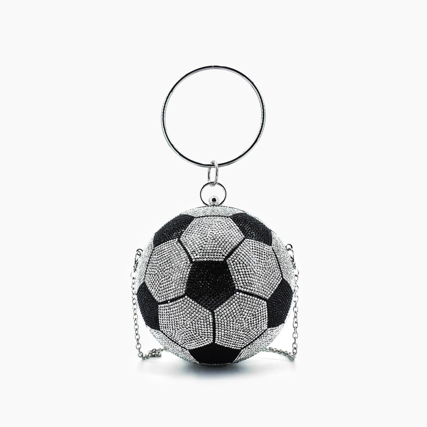 Like Dreams - Women's Striker Rhinestone Soccer Clutch Bag