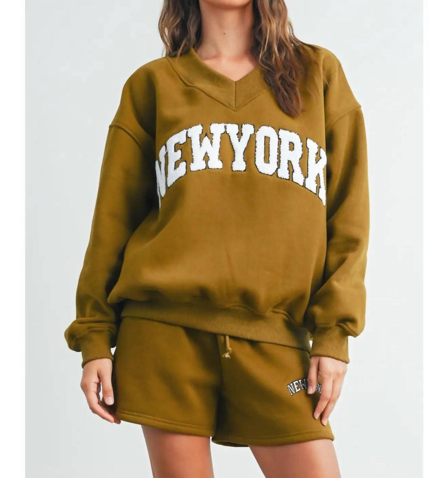 Buttermelon - New York V-neck Sweatshirt