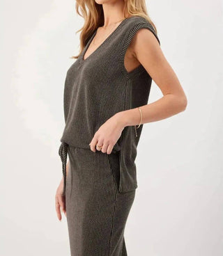 Kylie Paige - Kalina Charcoal Top