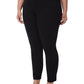Jones New York Women's Lexington High Rise Skinny Ankle Jeans Black Size 20W
