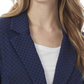 Jones New York Women's One Button Blazer Blue Size Small