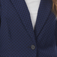 Jones New York Women's One Button Blazer Blue Size Small