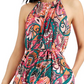 INC International Concepts Women's Printed Tired Maxi Dress Pink Size 4