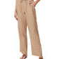 Jones New York Women's Pull On Drawstring Slash Pocket Trouser Pants Brown Size Small
