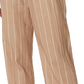 Jones New York Women's Pull On Drawstring Slash Pocket Trouser Pants Brown Size Small