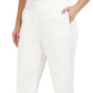 Jones New York Women's Slim Fit Sateen Zip Pocket Ankle Pants Brown Size 18W