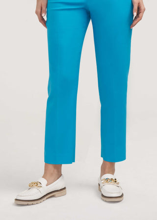 Anne Klein Women's Fly Front Bowie Pants Blue Size 12