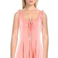 INC International Concepts Women's Tie Detail Fit & Flare Dress Beige Size 4